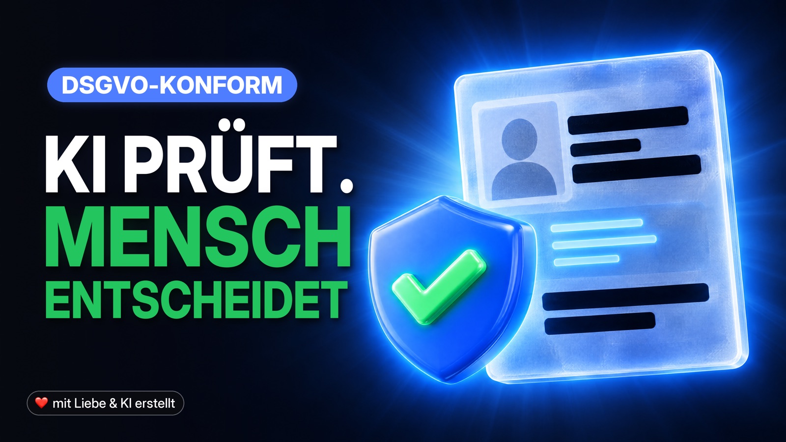 Förderanträge prüfen mit KI: Datenschutz zuerst, der Mensch entscheidet