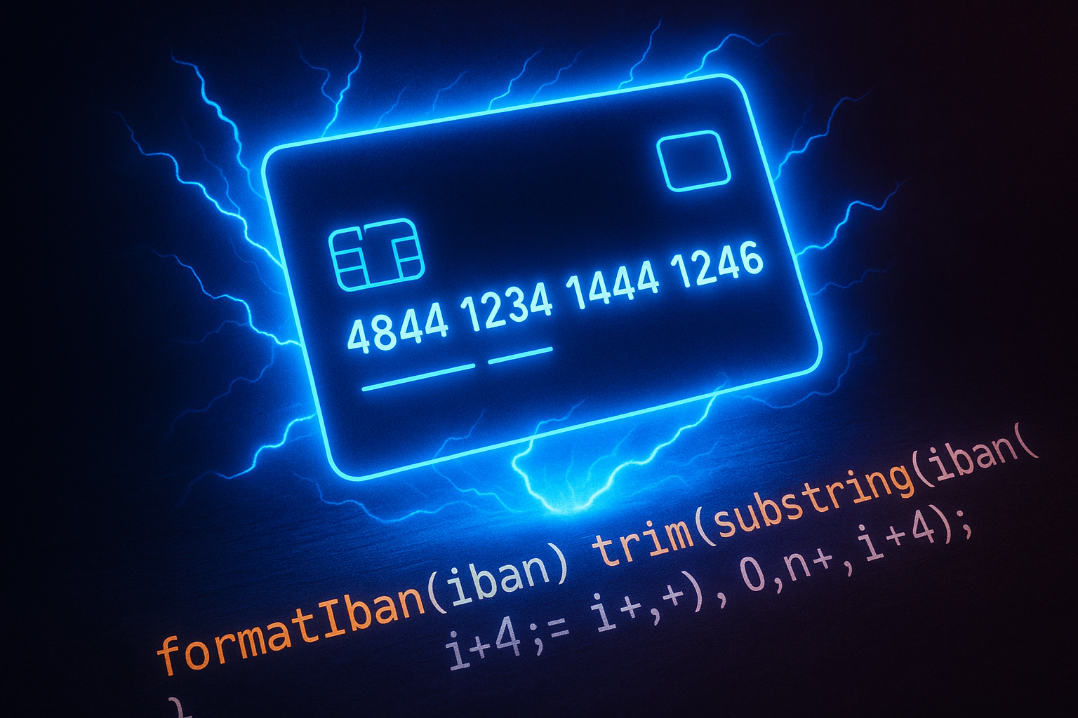 IBAN in Ninox automatisch formatieren (globale Funktion mit Code)